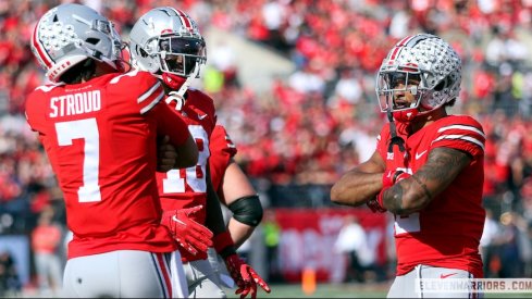 C.J. Stroud, Marvin Harrison Jr. and Emeka Egbuka