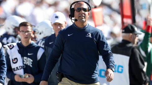Head coach James Franklin of the Penn State Nittany Lions