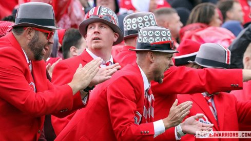 Ohio State fans at Ryan Field