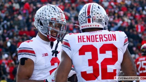 Emeka Egbuka and TreVeyon Henderson