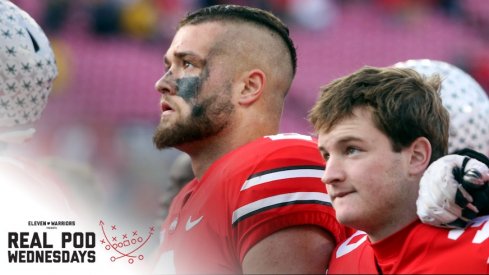 Cade Stover during Carmen after Ohio State’s loss to Michigan.