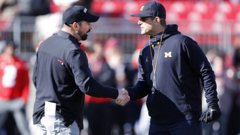 Ryan Day and Jim Harbaugh