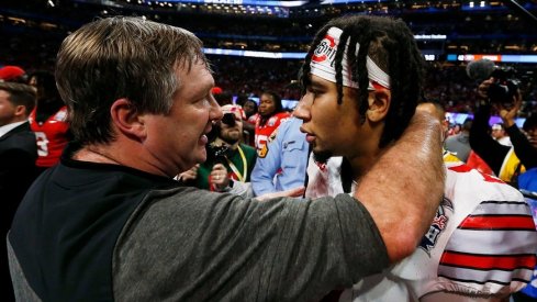 Kirby Smart and C.J. Stroud.