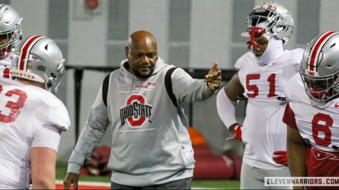 Larry Johnson and the Ohio State defensive line