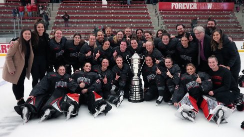 The Ohio State women's hockey team