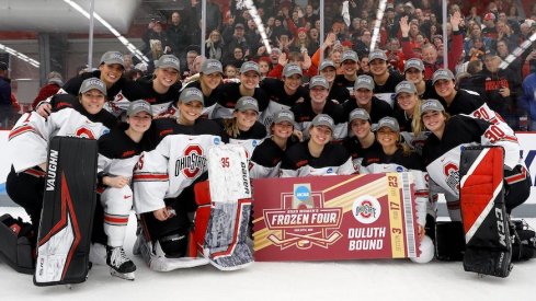 Ohio State women’s hockey celebrates its Frozen Four berth
