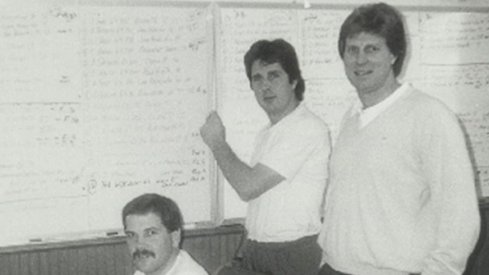 Former Iowa Wesleyan football coachces Hal Mumme, Mike Leach and Charlie Moot