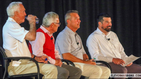 John Cooper, Jim Tressel, Urban Meyer and Ryan Day