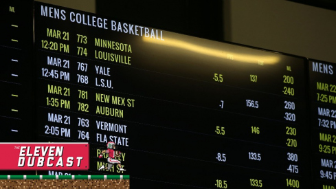 Men's college basketball odds from March, 2019.