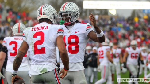 Emeka Egbuka and Marvin Harrison Jr.