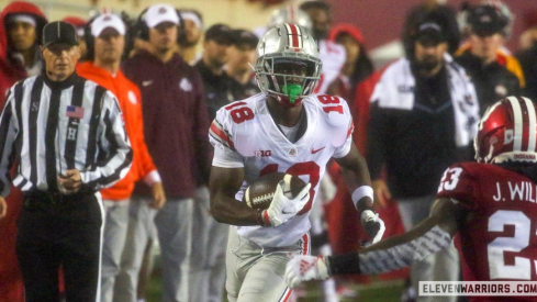 Wide receiver Marvin Harrison Jr. of the Ohio State Buckeyes