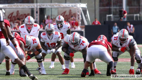 Ohio State's offensive line is struggling to find a groove. 
