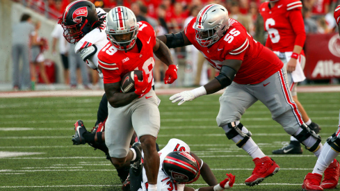 Chip Trayanum found the end zone for the first time as a Buckeye against WKU