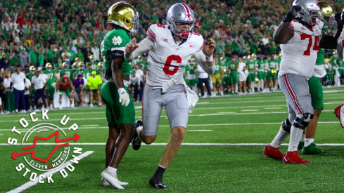 Kyle McCord against Notre Dame