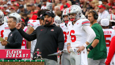 Ohio State head coach Ryan Day and quarterback Kyle McCord