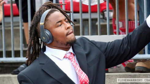 Defensive lineman Tyleik Williams of The Ohio State Buckeyes