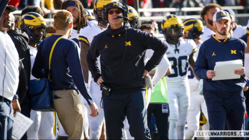 Jim Harbaugh and Connor Stalions