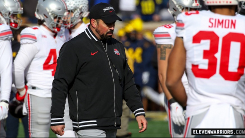 Ryan Day in the loss to Michigan