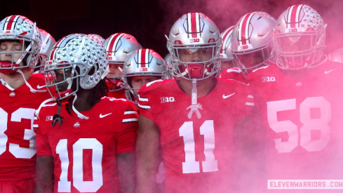 Ohio State taking the field