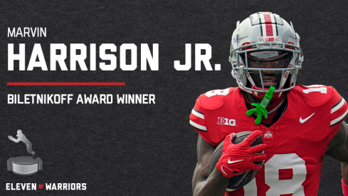 Marvin Harrison Jr. wins the Biletnikoff Award