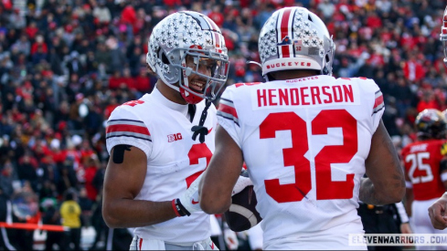 Emeka Egbuka and TreVeyon Henderson