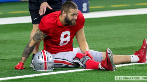 Cade Stover at Cotton Bowl practice