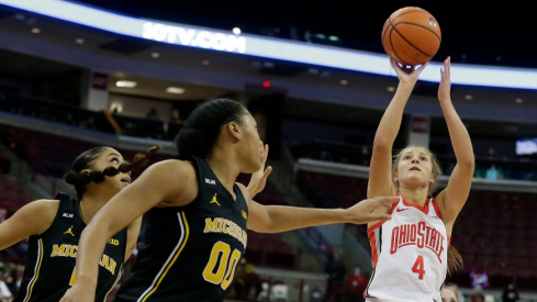 Guard Jacy Sheldon of The Ohio State Buckeyes