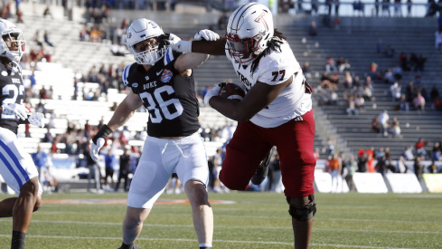 Derrick Graham scoring a touchdown vs. Duke