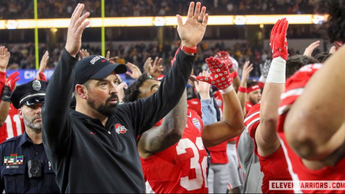 Ryan Day and the Buckeyes after the Cotton Bowl