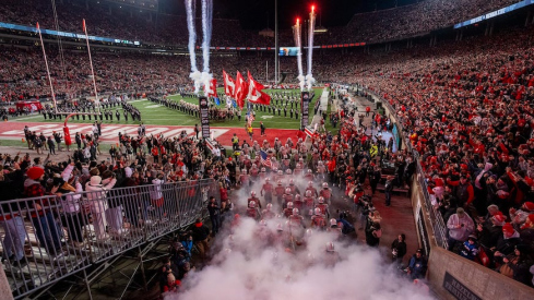 Ohio Stadium before the Michigan State game