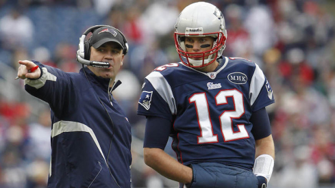 Bill O’Brien with Tom Brady in 2011