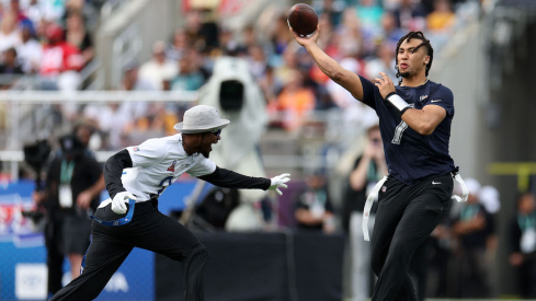 C.J. Stroud throwing in the Pro Bowl Games