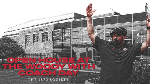 Join Ryan Day and the Ohio State Football team at Open House at the Woody Presented by The 1870 Society