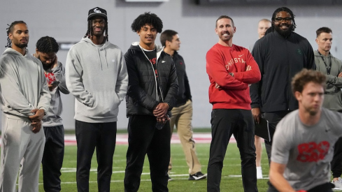 Brian Hartline and some current and former Ohio State wide receivers