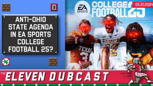 Quinn Ewers (left), Travis Hunter Jr. (middle), and Donovan Edwards (right) feature on the cover of EA Sports College Football 25
