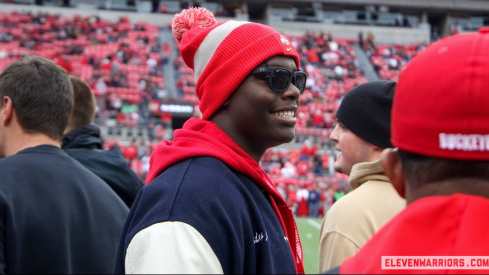David Sanders Jr. at the 2024 Ohio State-Indiana Game