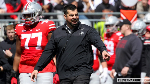 Ryan Day at the 2024 spring game
