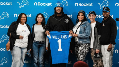 Tyleik Williams and family