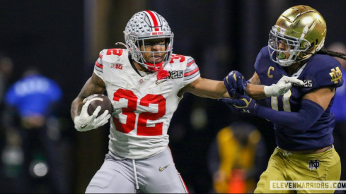TreVeyon Henderson vs. Notre Dame