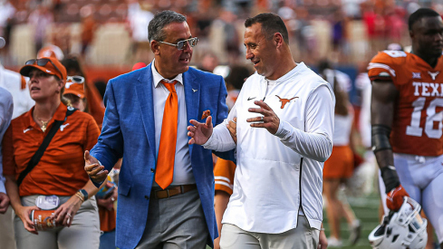 Chris Del Conte and Steve Sarkisian