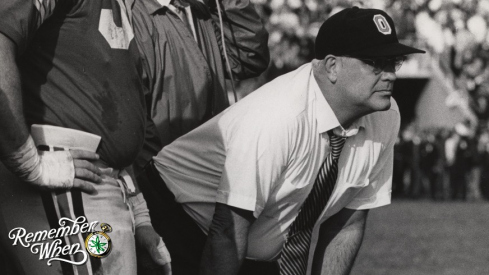 Legendary Ohio State football coach Woody Hayes