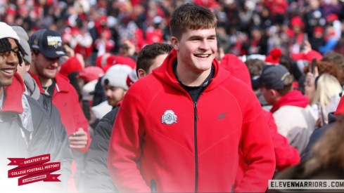 Nate Roberts during Ohio State’s national championship run