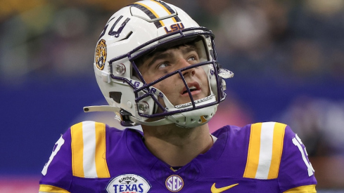 LSU quarterback Garrett Nussmeier