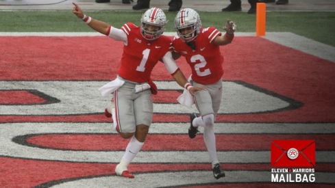 Justin Fields and Chris Olave
