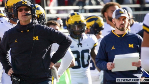 Jim Harbaugh and Connor Stalions
