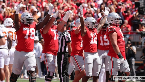 CJ Donaldson and the Ohio State offensive line