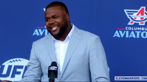 Columbus Aviators team ambassador Cardale Jones
