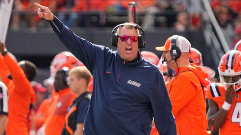 Illinois head coach Bret Bielema