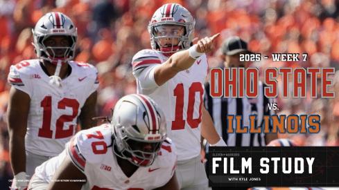 Julian Sayin continued to show great command versus the Illini