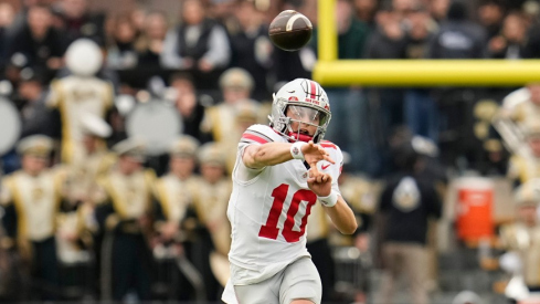 Ohio State quarterback Julian Sayin